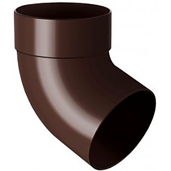 Відвід труби RAINWAY одномуфтовий 67° d75 мм коричневий 