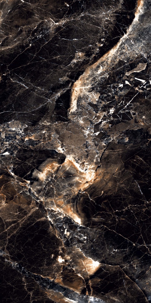 Плитка Cerossa Ceramica Allure black high glossy 60x120 см