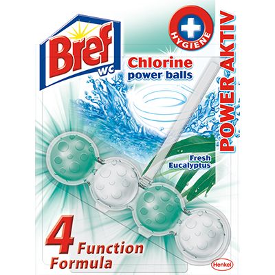 Гигиенический блок для унитаза Bref Power Aktiv Свежесть Эвкалипта