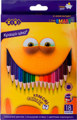 Карандаши цветные Smart Line ZiBi