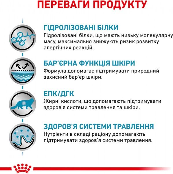 Корм для кошек HYPOALLERGENIC FELINE (Гипоалердженік Фелин), 0,5 кг