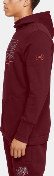 Джемпер Under Armour UA BASELINE FLEECE PO HOOD 1343007-615 р. L червоний