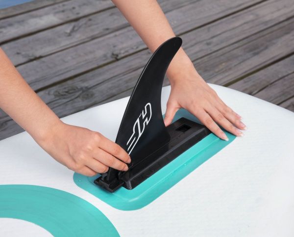 SUP-доска Bestway HuaKai Set 305x84x15 см (65346) белый/бирюзовый