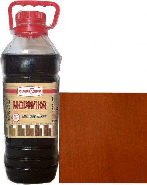 Морилка ХимреZерв для древесины Красно-коричневый 2 л