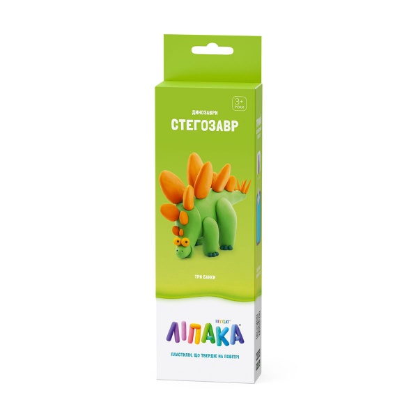 Набір для ліплення Lipaka Стегозавр 30070-UA01