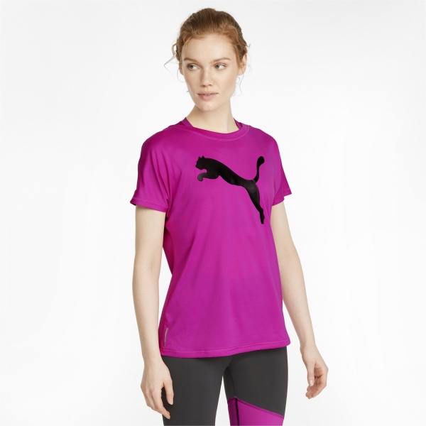 Футболка Puma Train Fav Jersey Cat Tee 52026013 р.L фіолетовий