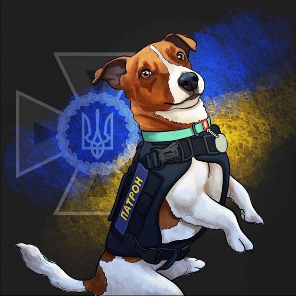 Репродукция Пес Патрон 35x35 см Арт Фемелі 