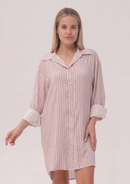 Халат жіночий Roksana Nika р. 44 рожевий із принтом №1165/67003