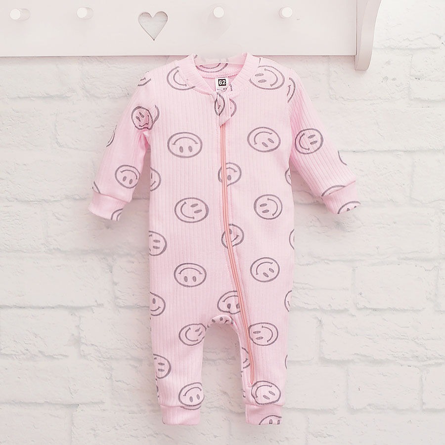 Комбинезон для девочки Blanka Смайлик р.80 розовый 110708