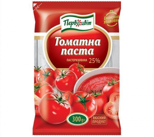 Паста томатная Первоцвіт 25,00% 300 г