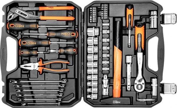 Набор ручного инструмента NEO універсальний 56 шт. 08-684