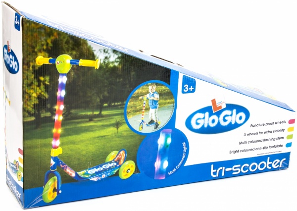 Самокат Hy-Pro Glo Glo синій 92288 