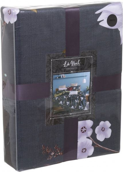 Комплект постельного белья Magnificence D семейный разноцветный принт La Nuit 