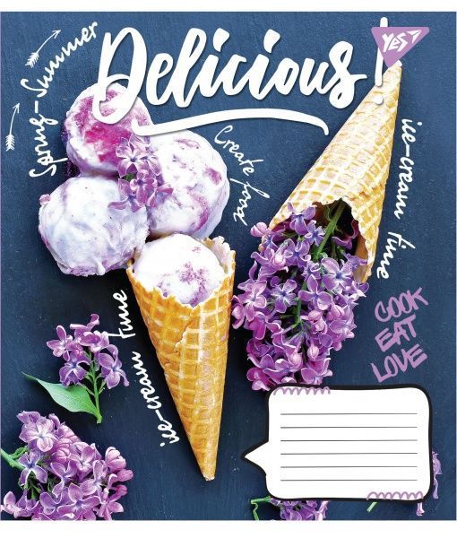 Зошит шкільний Delicious А5/60 у клітинку YES