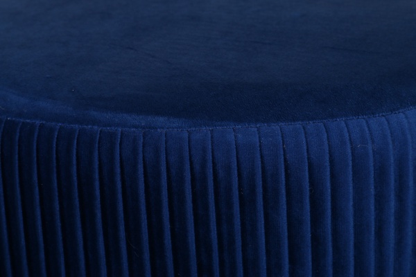 Пуф Мурсия с рельефной полоской 360х400 мм темно-синий 