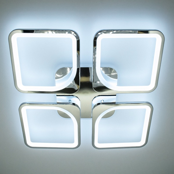 Люстра світлодіодна Luminaria 4Q550/90 100 Вт хром/білий LOOK RGB 100W CHROME 