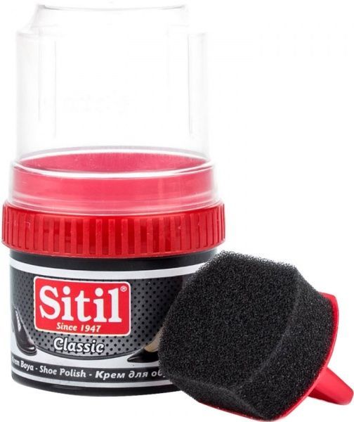Крем для обуви Sitil Classic 60 мл черный