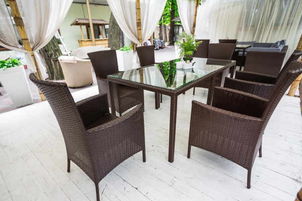 Комплект меблів TERICO Кіпр-Мілано на 6 персон коричневий 