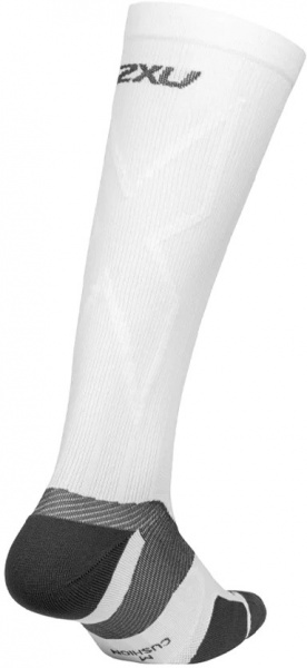 Носки Vectr Cushion Full Length Sock S UA5156e_WHT/GRY р.35-37,5 белый