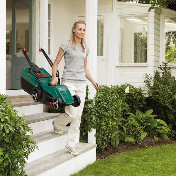 Газонокосарка електрична Bosch Rortak 32 + шланг садовий Expert 1/2' 15м