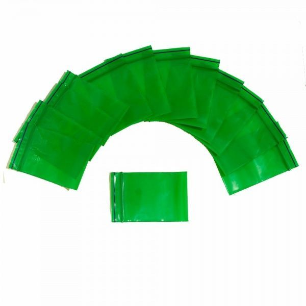 Пакет зі струнним замком PROзапас zip-lock зелений 70x100 мм 50 шт.