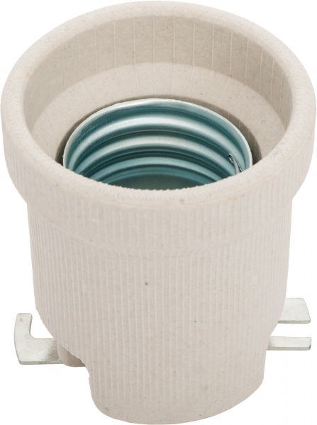 Патрон электрический  ЕМТ с креплением E40 керамика белый 22-0101