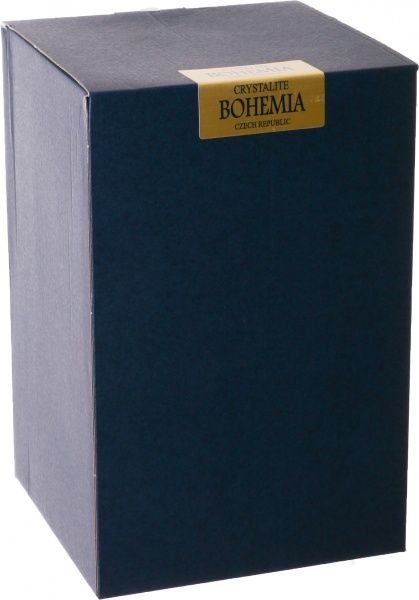 Ваза стеклянная прозрачная Apollo 30.5 см Bohemia