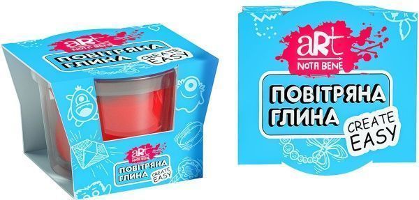 Глина воздушная Nota Bene 120 мл красная
