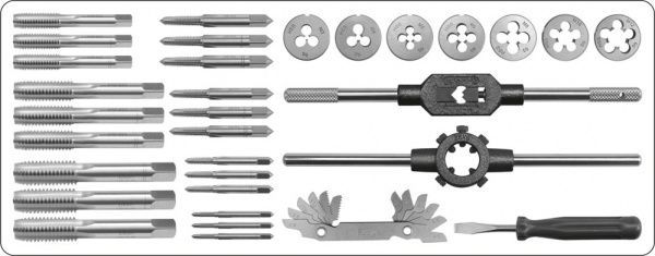 Набор резьбонарезной YATO 32 шт. YT-2975