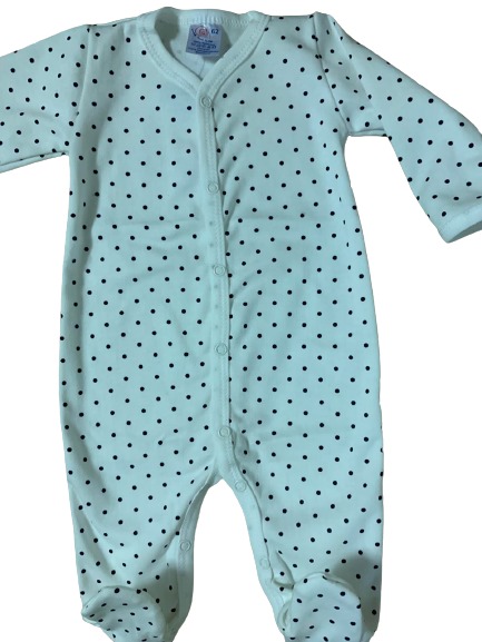 Комбинезон детский унисекс Моя планета горошек Кмб302-8 р.62 белый 