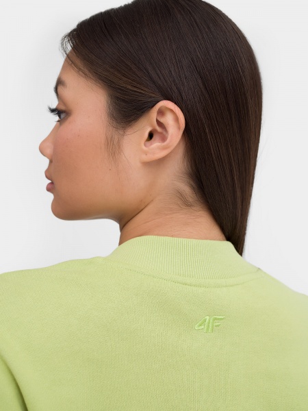Свитшот 4F SWEATSHIRT 4FSS23TSWSF598-42S р. XS зеленый
