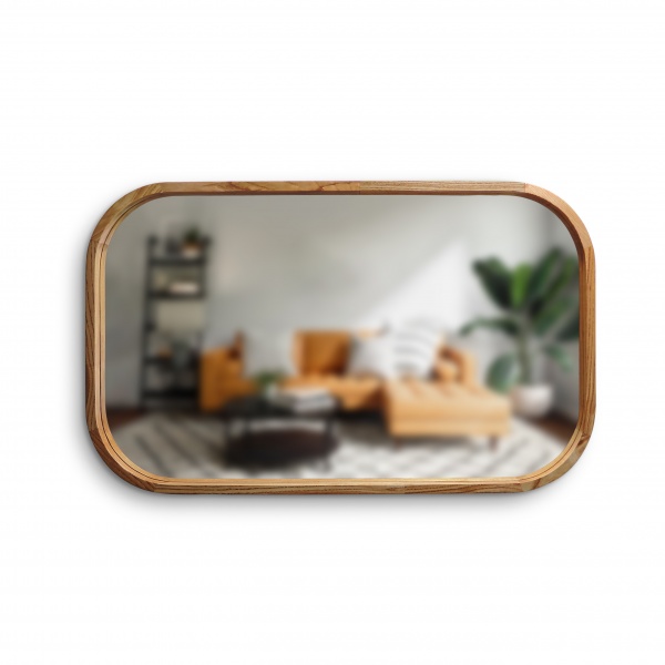 Дзеркало настінне Luxury Wood Reliability SLIM ясен темний 600x800 мм 