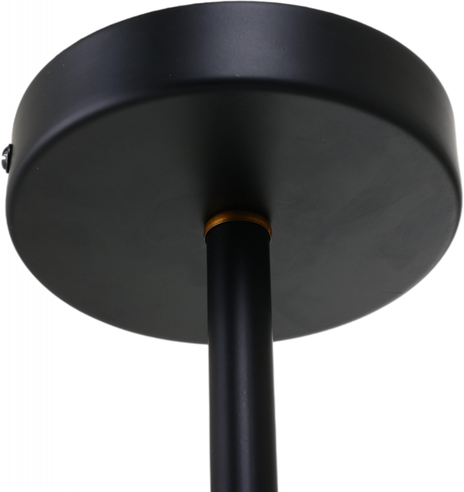 Люстра потолочная Sensio Scorpius 5x40 Вт E27 черный/дымчатый ALG-07517/5