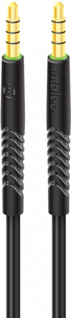 Кабель Intaleo mini-jack 3,5 мм 1,2 м AUX 3.5 мм чорний