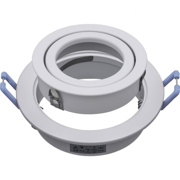 Светильник точечный Hopfen 50 Вт GU5.3 белый ALUM 1701 WH 