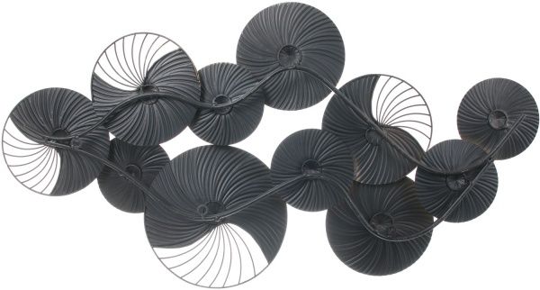 Декор настенный Time 90,2x48,9 см бело-золотистый 