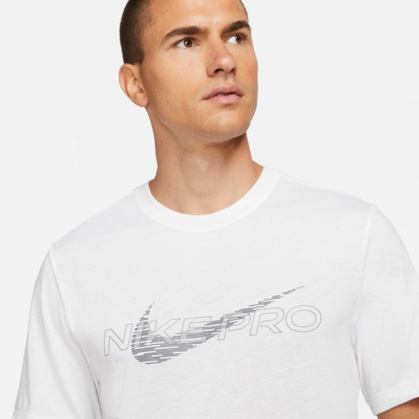 Футболка Nike M NK DF TEE DB NK PRO DD6883-100 р.L білий