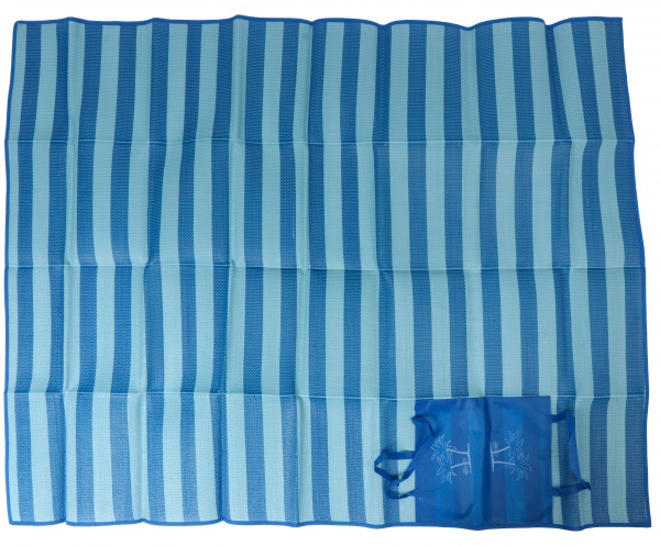 Коврик для пляжа Luna 140х180 см синий с голубым 