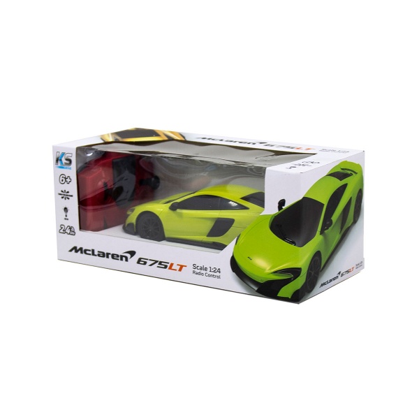 Машинка на р/к - Mclaren 675LT (1:24, 2.4Ghz, зелений) 1:24 124GMGR