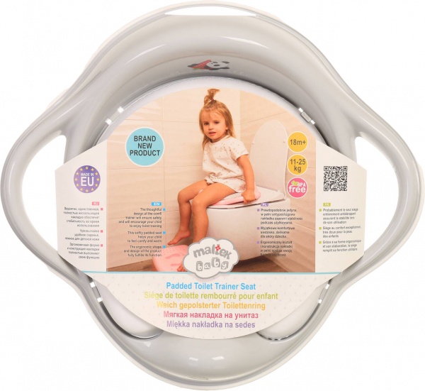 Накладка детская на унитаз Bambinelli мягкая с резинкой 25.49x25.16x14 см