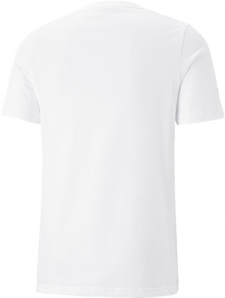 Футболка Puma BMW MMS ESS LOGO TEE PUMA WHITE 53814802 р.S белый