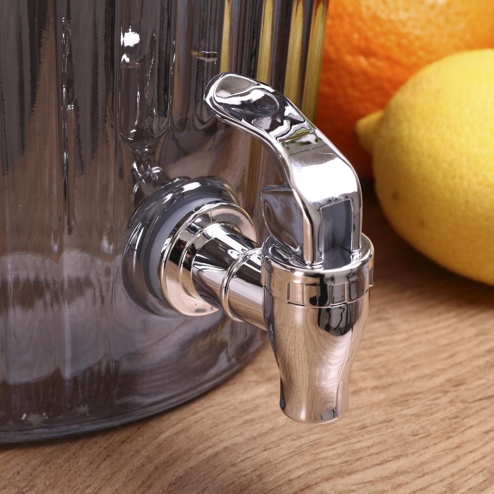 Емкость для напитков Electro Grey 5,7 л с крышкой и краном