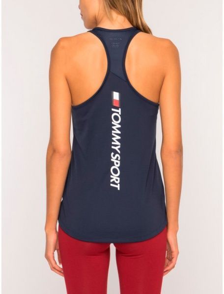 Майка Tommy Hilfiger TANK BACK LOGO S10S100341401 M темно-синій