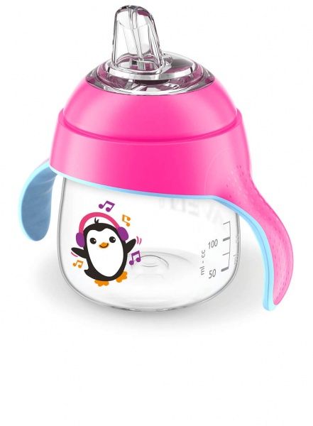 Поїльник-непроливайка Philips Avent з носиком рожевий 200 мл