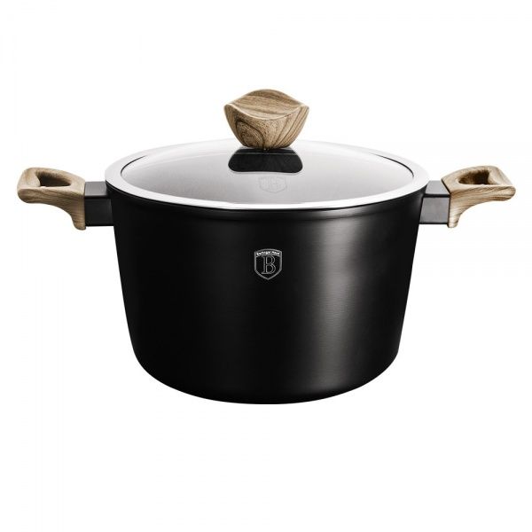Кастрюля с крышкой Ebony MAPLE Collection 6,0 л BH 1709 Berlinger