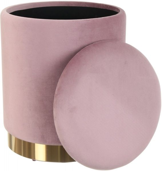 Скриня-пуф Francois 36х36х44 см пудровий 