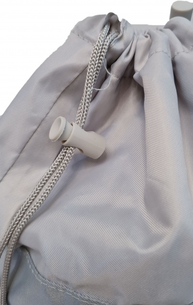 Косметичка на кулісці 18х26 см сірий