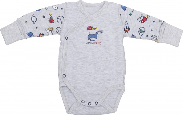 Комбинезон унисекс Фламинго р.62 меланж 146-304 