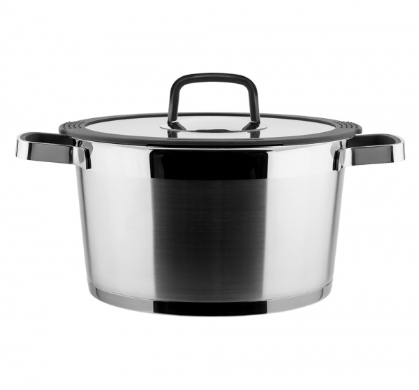 Каструля з кришкою Moderno Graphite Collection 5,4 л 50074 Vinzer