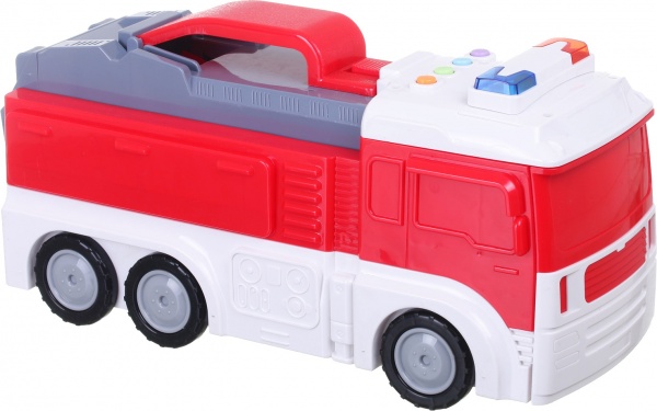 Ігровий набір Shantou Пожежна машина-паркінг зі звуковими ефектами OTB0581789